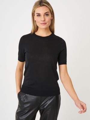 Basic T-shirt met ronde hals