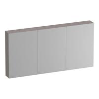 Brauer Impress Spiegelkast 140 cm - zonder Verlichting - Met 3 Dubbelzijdige Spiegeldeuren - Timber Greige