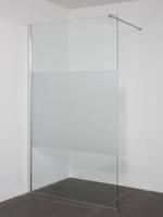 Saqu Modulo inloopdouche met semi-gesatineerd glas 120x210cm