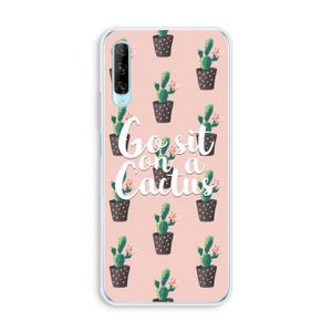 Cactus quote: Huawei P Smart Pro Transparant Hoesje