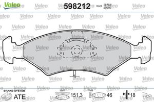 Valeo Remblokset 598212