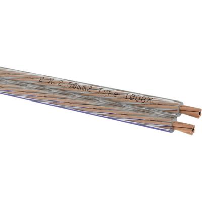 Oehlbach 1048 Luidsprekerkabel 2 x 2.5 mm² Zwart per meter