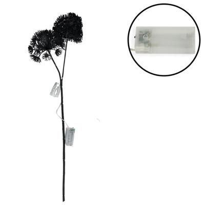 Kunstbloem Heracleum Countryfield Led Zwart 75 Cm