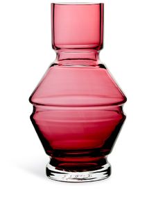 raawii vase en verre Relæ (18 cm) - Rouge