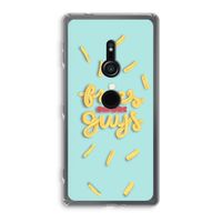Always fries: Sony Xperia XZ2 Transparant Hoesje