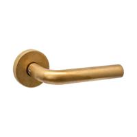 Intersteel AchterdeurbeslagLuzern rond messing getrommeld - 0011.405711 - thumbnail
