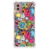 Nokia C32 Anti Shock Bumper Case Punk Rock