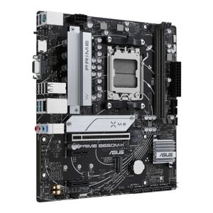 Asus PRIME B650M-K Moederbord Socket AMD AM5 Vormfactor Micro-ATX Moederbord chipset AMD® B650