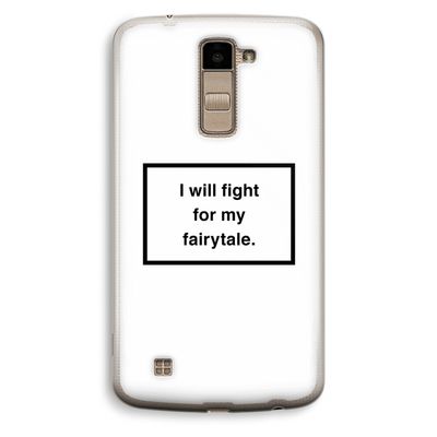 Fight for my fairytale: LG K10 (2016) Transparant Hoesje