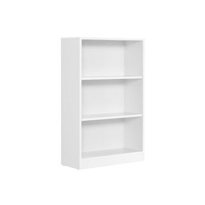 Boekenkast met verstelbare planken, 3 niveaus / Wit