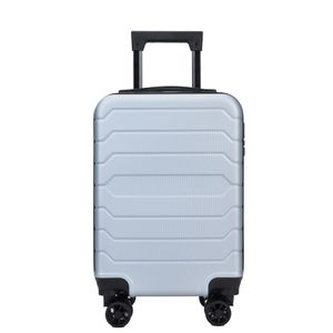 Handbagage Koffer met Spinner Wielen - Paris Zilver 18 inch