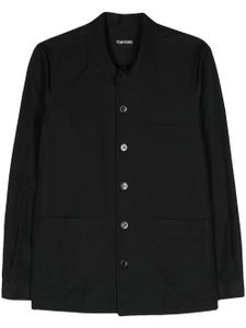 TOM FORD chemise en coton mélangé - Noir