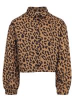 LOOXS 10sixteen winter blouse meisjes - bruin - luipaard