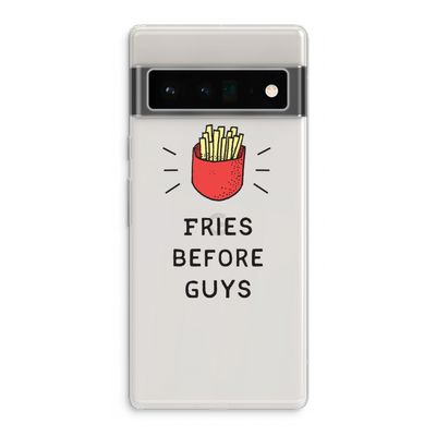 Fries before guys: Google Pixel 6 Pro Transparant Hoesje