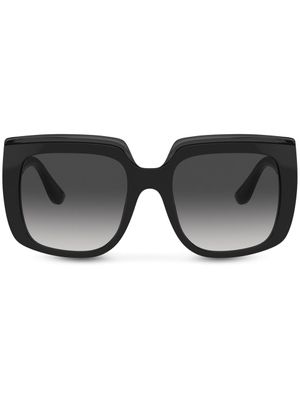 Dolce & Gabbana Eyewear lunettes de soleil à monture carrée - Noir