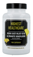 Highest Healthcare Rode Rijst Q10 & Zwarte Knoflook Capsules