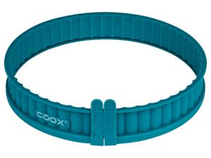 Coox Siliconen quichevorm met glazen bodem (Groen)