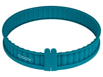 Coox Siliconen quichevorm met glazen bodem (Groen)