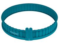 Coox Siliconen quichevorm met glazen bodem (Groen)