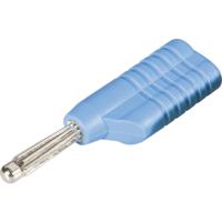 Schnepp S 4041 S Pluimstekker Stekker, recht Stift-Ø: 4 mm Blauw 1 stuk(s)