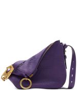 Burberry petit sac porté épaule Knight en cuir - Violet - thumbnail