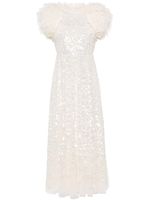 Needle & Thread robe longue Sequin Rose Gloss - Tons neutres