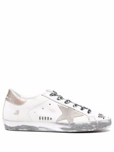 Golden Goose baskets Super-Star Love imprimées - Blanc