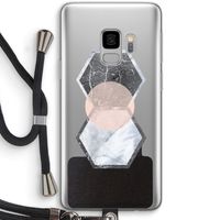 Creatieve toets: Samsung Galaxy S9 Transparant Hoesje met koord