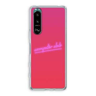 Vice Glow: Sony Xperia 5 III Transparant Hoesje