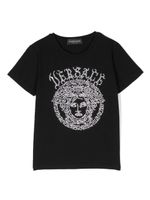 Versace Kids t-shirt à motif Medusa - Noir