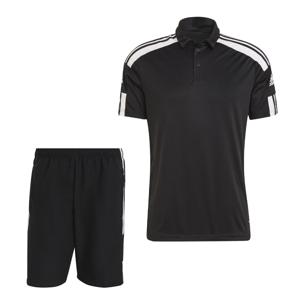 adidas Squadra 21 Polo Trainingsset Zwart Wit