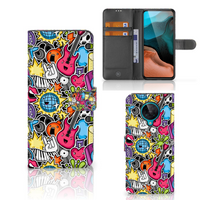 Xiaomi Poco F2 Pro Wallet Case met Pasjes Punk Rock