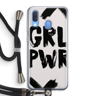 Girl Power #2: Samsung Galaxy A40 Transparant Hoesje met koord