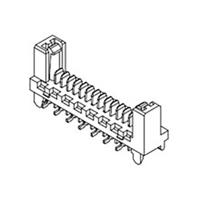 Molex 908160010 Male header (standaard) Totaal aantal polen: 10 Rastermaat: 1.27 mm Inhoud: 1 stuk(s) Tube - thumbnail