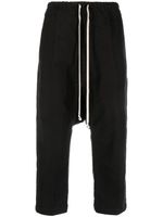 Rick Owens pantalon sarouel à coupe courte - Noir - thumbnail