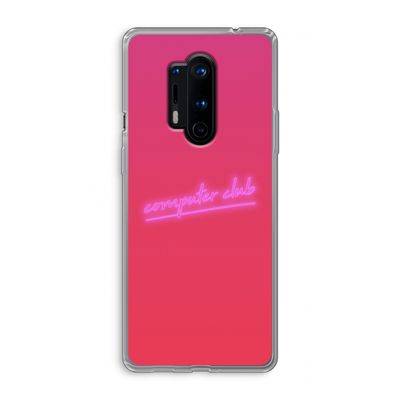 Vice Glow: OnePlus 8 Pro Transparant Hoesje