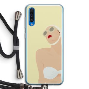 Summer: Samsung Galaxy A50 Transparant Hoesje met koord