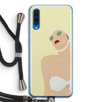 Summer: Samsung Galaxy A50 Transparant Hoesje met koord
