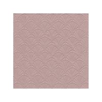 48x Luxe 3-laags servetten met patroon oud roze 33 x 33 cm