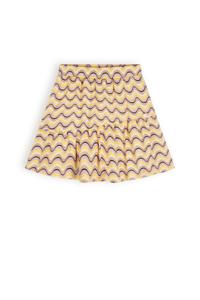 NoBell Meisjes rok wave AOP - Nunu - Lemoncurd