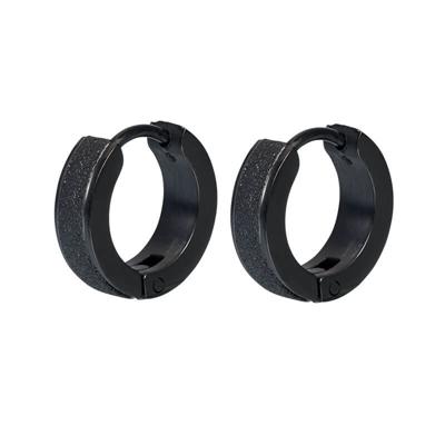 iXXXi Oorringen Sandblasted Zwart