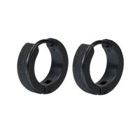 iXXXi Oorringen Sandblasted Zwart
