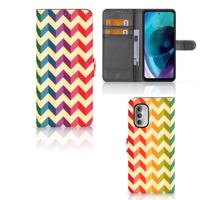 Motorola Moto G51 5G | Telefoon Hoesje | Zigzag Multi Color