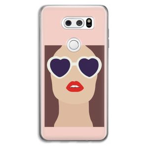 Red lips: LG V30 Transparant Hoesje