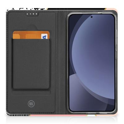 Samsung Galaxy S25 Book | Wallet Case | Wood Blue