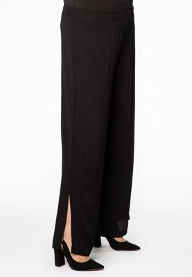 Yoek Trousers slit | Zwart | Maat 54/56