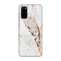 Goud marmer: Volledig geprint Samsung Galaxy S20 Hoesje