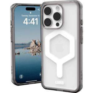Urban Armor Gear Plyo Backcover Apple iPhone 16 Pro Grijs, Transparant Inductieve lading, MagSafe compatible, Stootbestendig