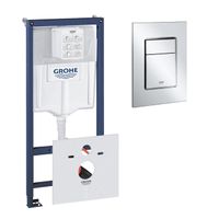 GROHE Rapid SL inbouwreservoir inclusief GROHE Skate cosmopolitan bedieningsplaat Chroom 0729205/sw107647/sw107663/ - thumbnail