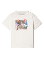 Off-White Kids t-shirt Stickers Picture en coton - Blanc - thumbnail